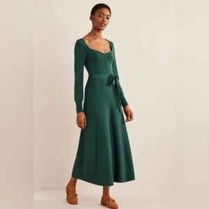 Boden sweetheart knitted midi dress, 2P